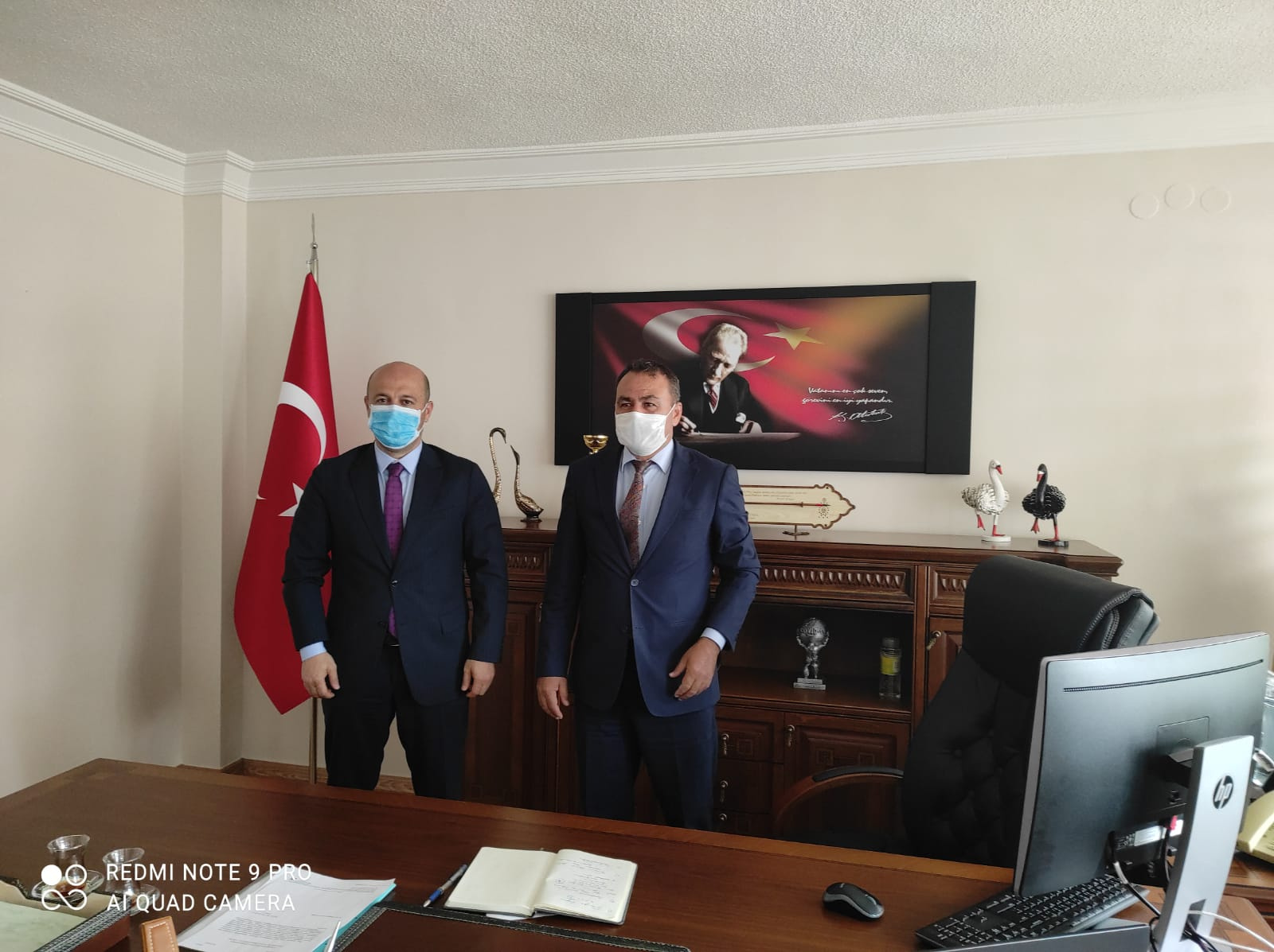 Adana İl Sağlık Müdürü Uzm.Dr. Halil NACAR Tarafından Dr.CİNGÖZ'e Hayırlı Olsun Ziyareti