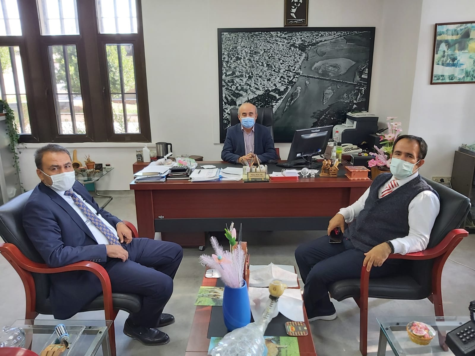 Dr. Mehmet CİNGÖZ Kütüphane ve Dökümantasyon Daire Başkanlığını Ziyaret Etti.
